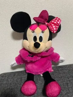 ミニーマウス　More pink More ribbons BIGぬいぐるみ