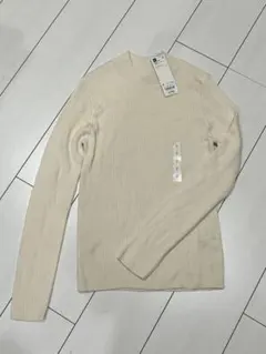 GU ジーユー リブハイネックセーター