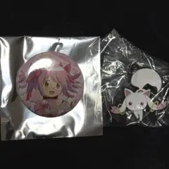 魔法少女まどか☆マギカ ワルプルギスの廻天 鹿目まどか 缶バッジ キュゥべえ