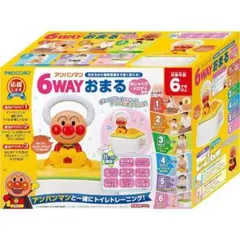 【ほぼ未使用】アンパンマン 6WAYおまる おしゃべり・メロディ付き 補助便座のサムネイル