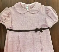 Il baule di Elianne  ピンク×茶のワンピース 秋冬物✳︎美品✳︎