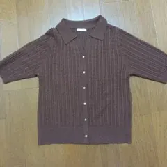 UNITED ARROWS/半袖ケーブルサマーニットのサムネイル