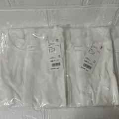 新品／エアリズムコットンブレンド前空きクルーネックT（半袖 ）120㎝ 2枚