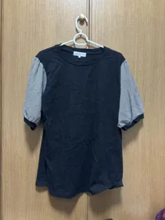 バルーンスリーブシャツ LLサイズ パフスリーブ Tシャツ ブラウス 半袖