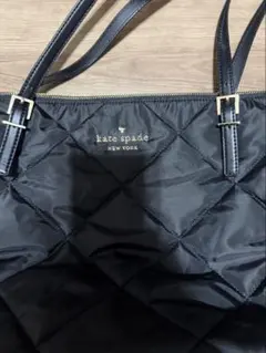 kate spade キルティングトートバッグ 黒