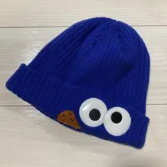 クッキーモンスター ニット帽 フリーサイズ