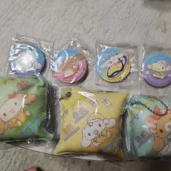 くら寿司バッチと座布団チャームセット全 7個