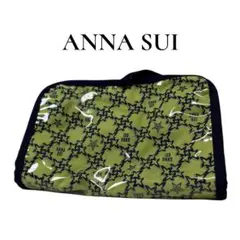 【美品】ANNA SUI ポーチ スター柄 ライムグリーンのサムネイル