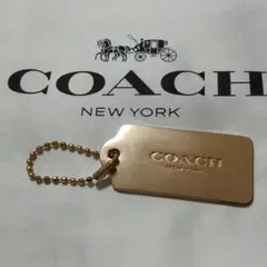 COACH ★ チャーム　キーホルダー ゴールドカラー