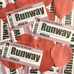 Aぇ! group 落下物 Runway チケット風　ハート