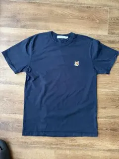 Maison Kitsuné フォックスパッチ Tシャツ ネイビーのサムネイル