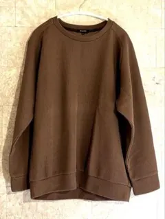 美品✨PLST ラウンドネック トレーナー　　ブラウン