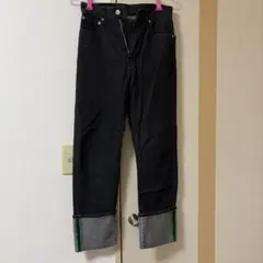 BONLECILL ブラックデニムパンツ Sのサムネイル