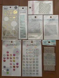 ラインストーンシール他