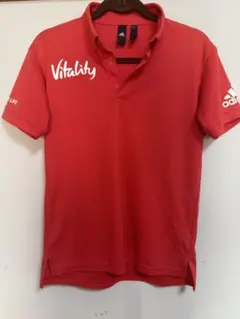 adidas Vitality ポロシャツ 半袖 赤