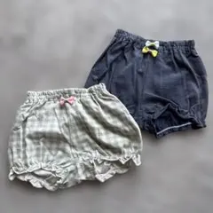 【used】　70 ベビー用ブルマパンツ　夏用ベビー服　子供服　かぼちゃパンツ