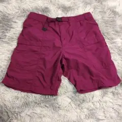 5357 UNIQLO ナイロン ショートパンツ パープル L
