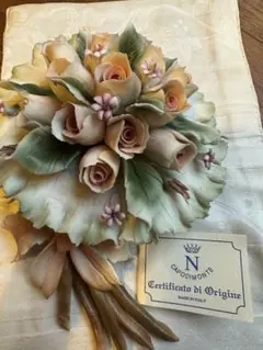 CAPODIMONTE焼き　陶器花束 証明書付き 2026年最新】capodimonteの人気アイテム - メルカリ