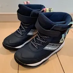 20cmネイビー ハイカットブーツ 　瞬足