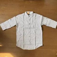 e*n様 Men's Bigi ストライプ 七分袖カットソー Mのサムネイル