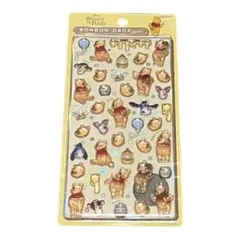 【正規品】くまのプーさん ボンボンドロップシール S8812012