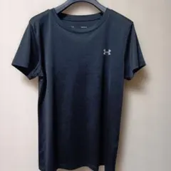 訳ありタグなし　アンダーアーマー　M ブラック　黒　半袖