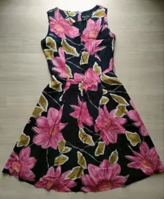 【上質美品◆花柄ドレスワンピース】