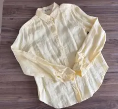 リネン100% シャツ