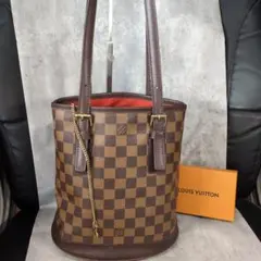 Louis Vuitton ダミエ エベヌ マレバケットバッグ ショルダーバックのサムネイル