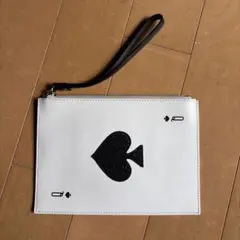 kate spade NEW YORK リストレット ポーチ トランプ柄のサムネイル