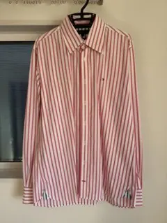 TOMMY HILFIGER ピンクストライプシャツ