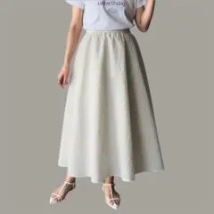 リベリー［F］上品ナチュラル◎ポコポコ◎楽ちん◎ふくれジャガードギャザースカートのサムネイル