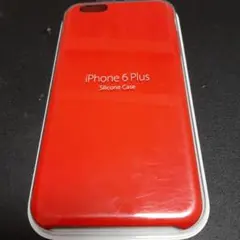 Appleアップル iPhone 6s Plus 純正シリコンケース　赤/レッド