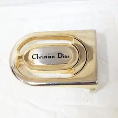 Christian Dior　ベルト　バックル　ゴールド　シルバー　ロゴ
