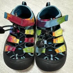 KEEN 18.5㎝ サンダル タイダイ柄 スポーツサンダル - メルカリ