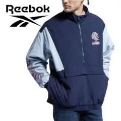 reebok アノラックパーカー　新品未使用タグ付き　ハーフジップ　メンズ