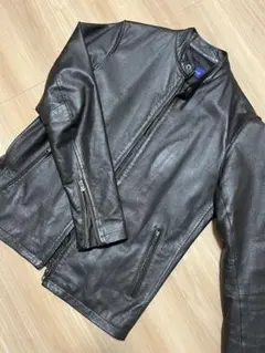 レザー ジャケット ジップアップ