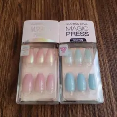 ダッシングディバ マジックプレス コフィン ネイルチップ 2セット