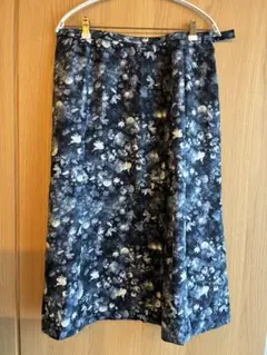 Leilian レリアン 花柄 フレアスカート 17+サイズ 日本製のサムネイル