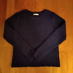 ●ザラ ネイビー ニット セーター M