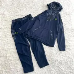 アンダーアーマー ジャージ上下セット XL ハーフジッププルオーバー パンツ