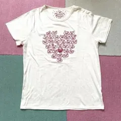 rough ハート型クマプリント Tシャツのサムネイル