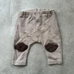 petit main ボリス膝当て付き パンツ グレー