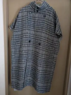 ★niko and...ポンチョ風チェックコート★