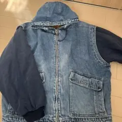 デニムフードジャケット
