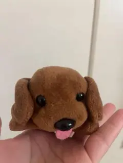 犬 ぬいぐるみ マスコット ブラウン