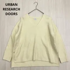 ◆ URBAN RESEARCH DOORS ヤクウール Vネック ニット