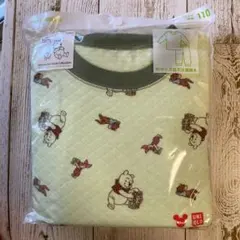 【新品未使用】ユニクロ　キルトパジャマ　110　くまのプーさん