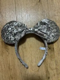 ディズニー　カチューシャ　スパンコール　ミニー