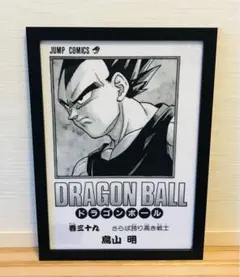 DC40 ドラゴンボール イラスト 一番くじ【額付】ベジータ